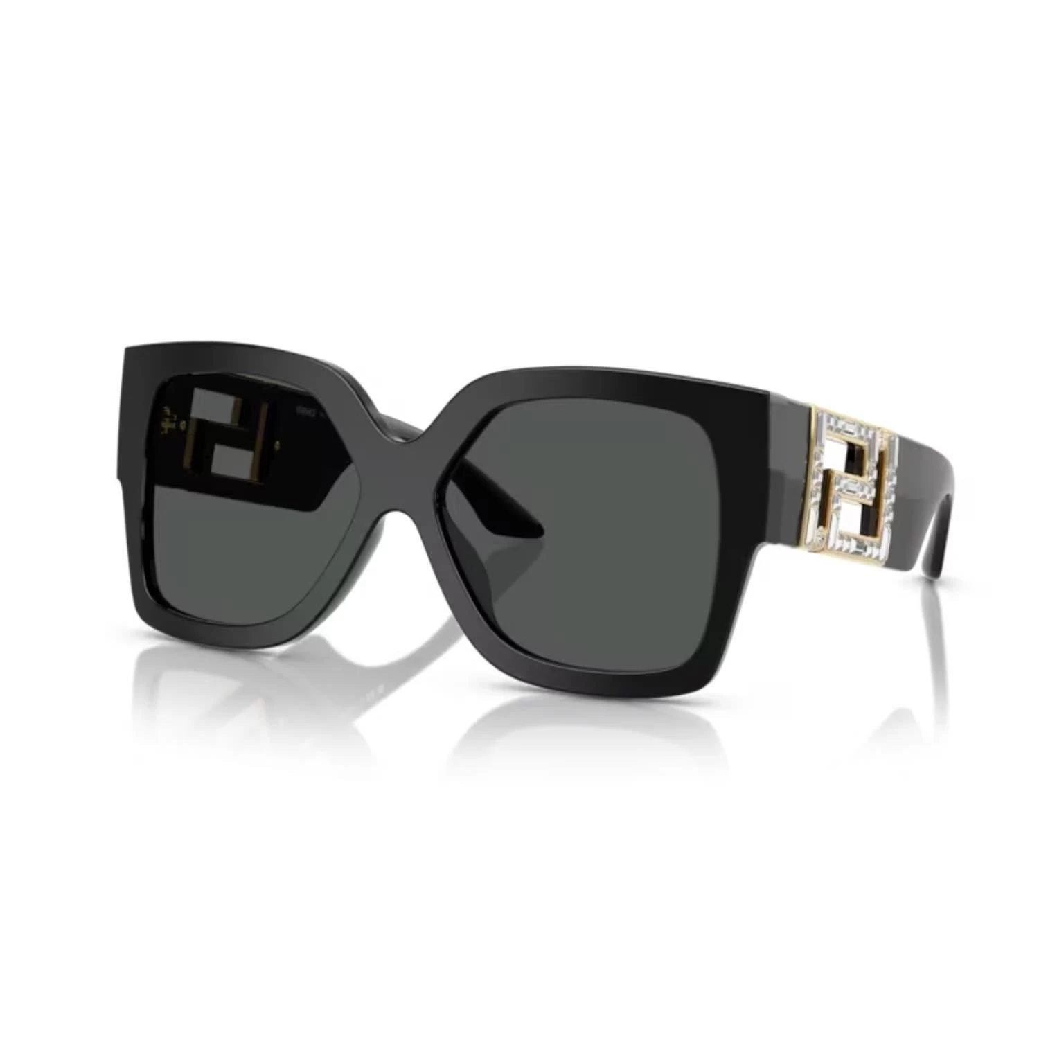 Versace Ve 4402 547887 59 Kadın Dikdörtgen Siyah Kemik Güneş Gözlüğü