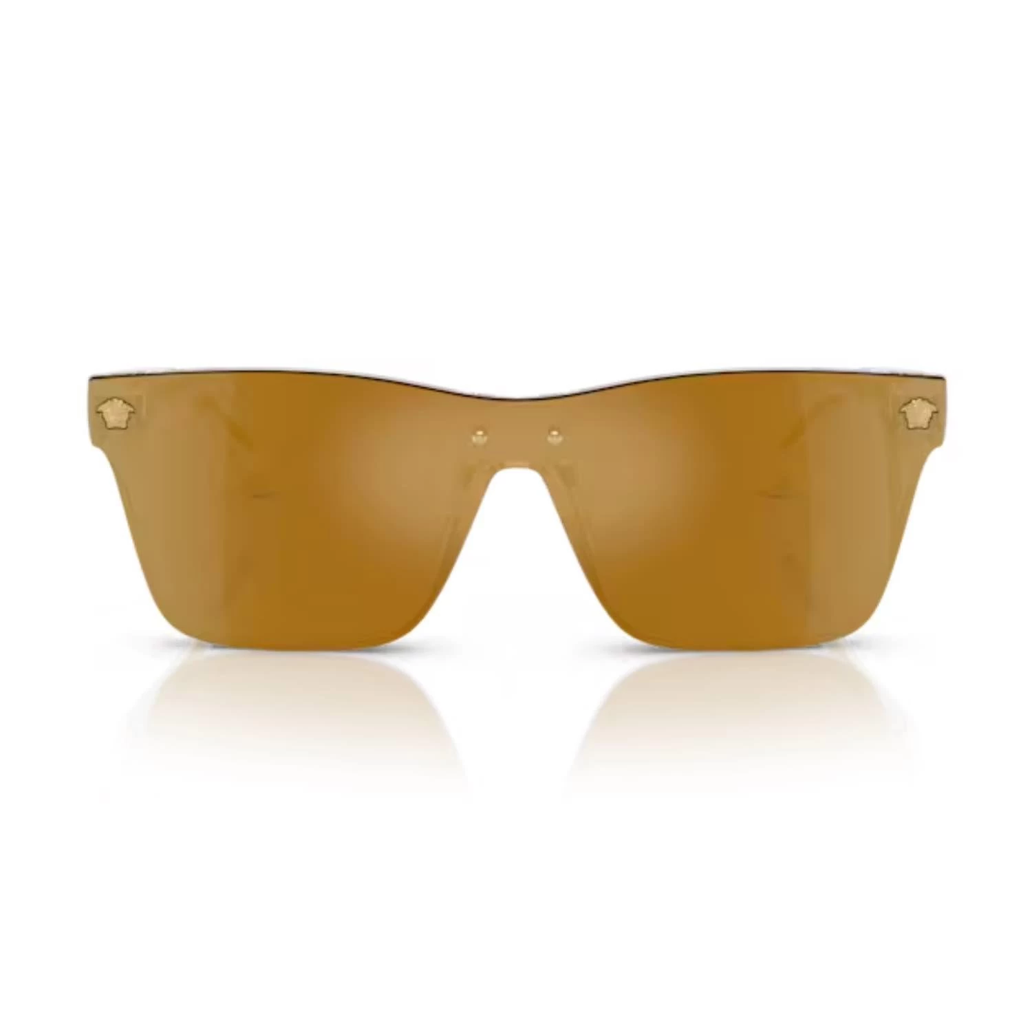 Versace Vk 4004u 1487i 28 Çocuk Dikdörtgen Şeffaf Gold Kemik Güneş Gözlüğü