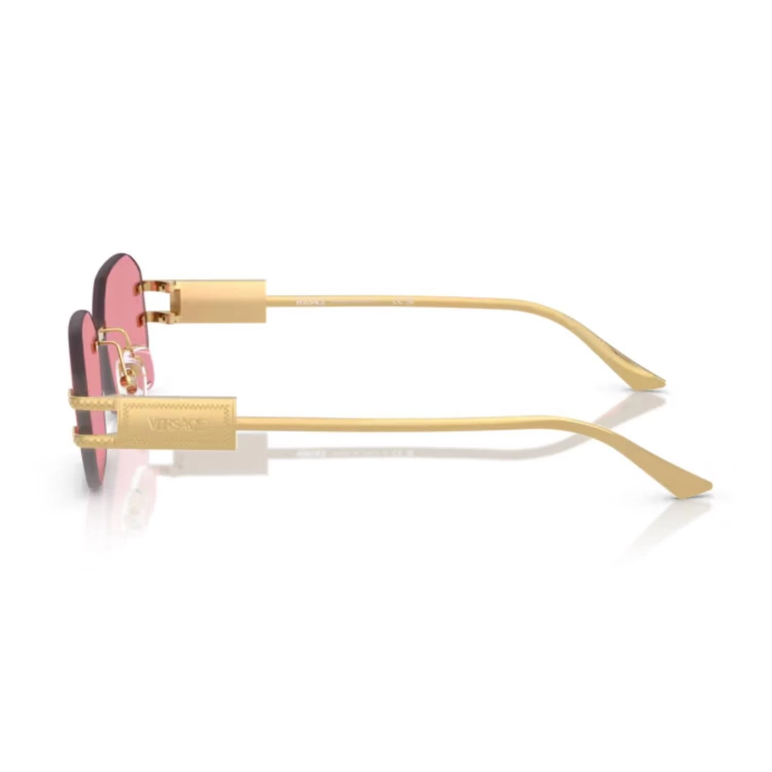 Versace VE 2274 100284 58 Kadın Geometrik Gold Metal Güneş Gözlüğü