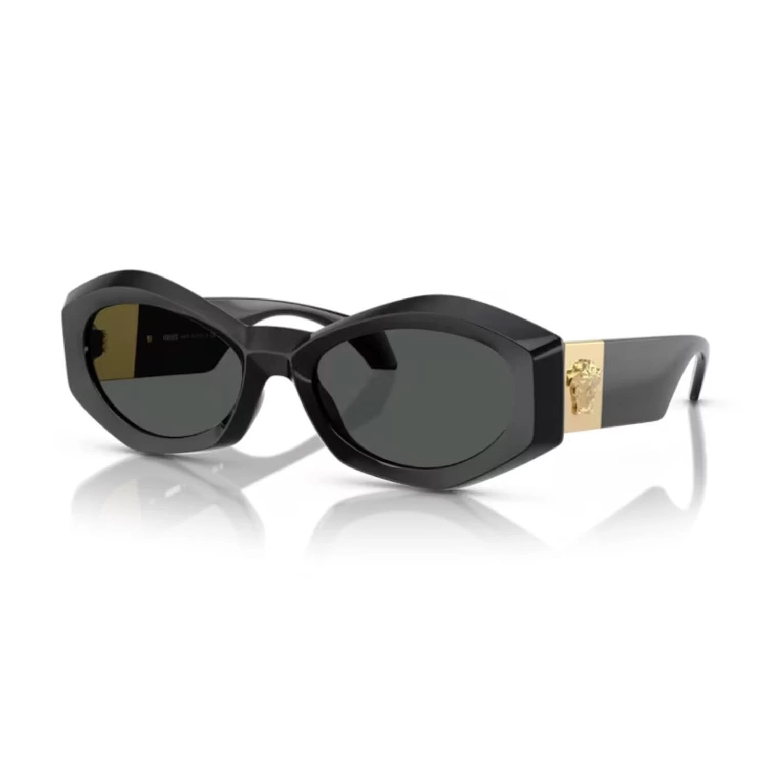 Versace Ve 4466u Gb187 54 Kadın Geometrik Siyah Kemik Güneş Gözlüğü