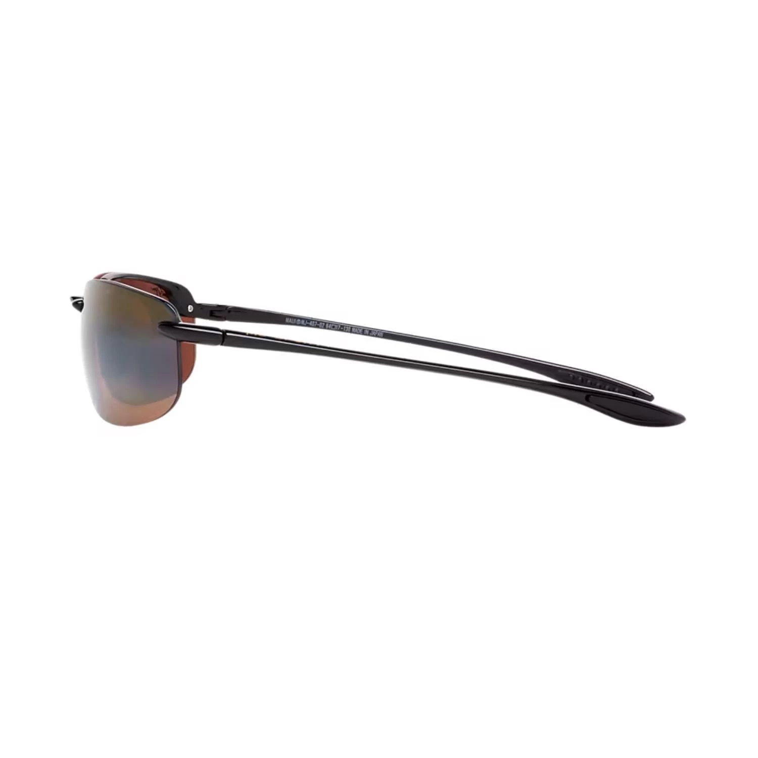 Maui Jim Mj 0407s 002 02 64 Polarize Erkek Oval Siyah Kemik Güneş Gözlüğü
