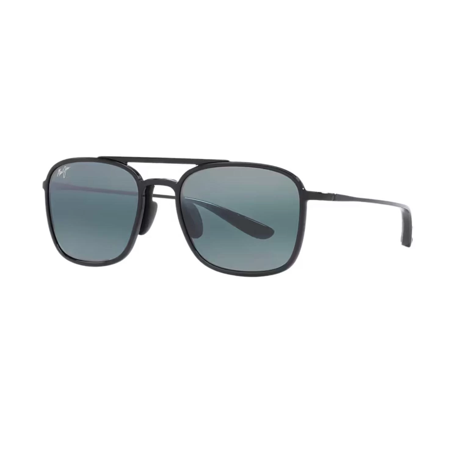 Maui Jim Mj 0447s 001 02 55 Polarize Erkek Pilot Siyah Kemik Güneş Gözlüğü