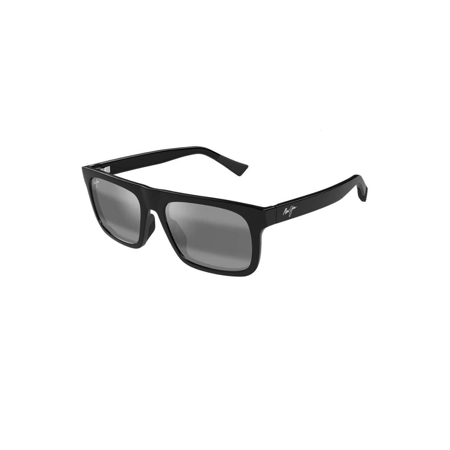 Maui Jim MJ 0616S 001 02 56 Polarize Erkek Kare Siyah Kemik Güneş Gözlüğü