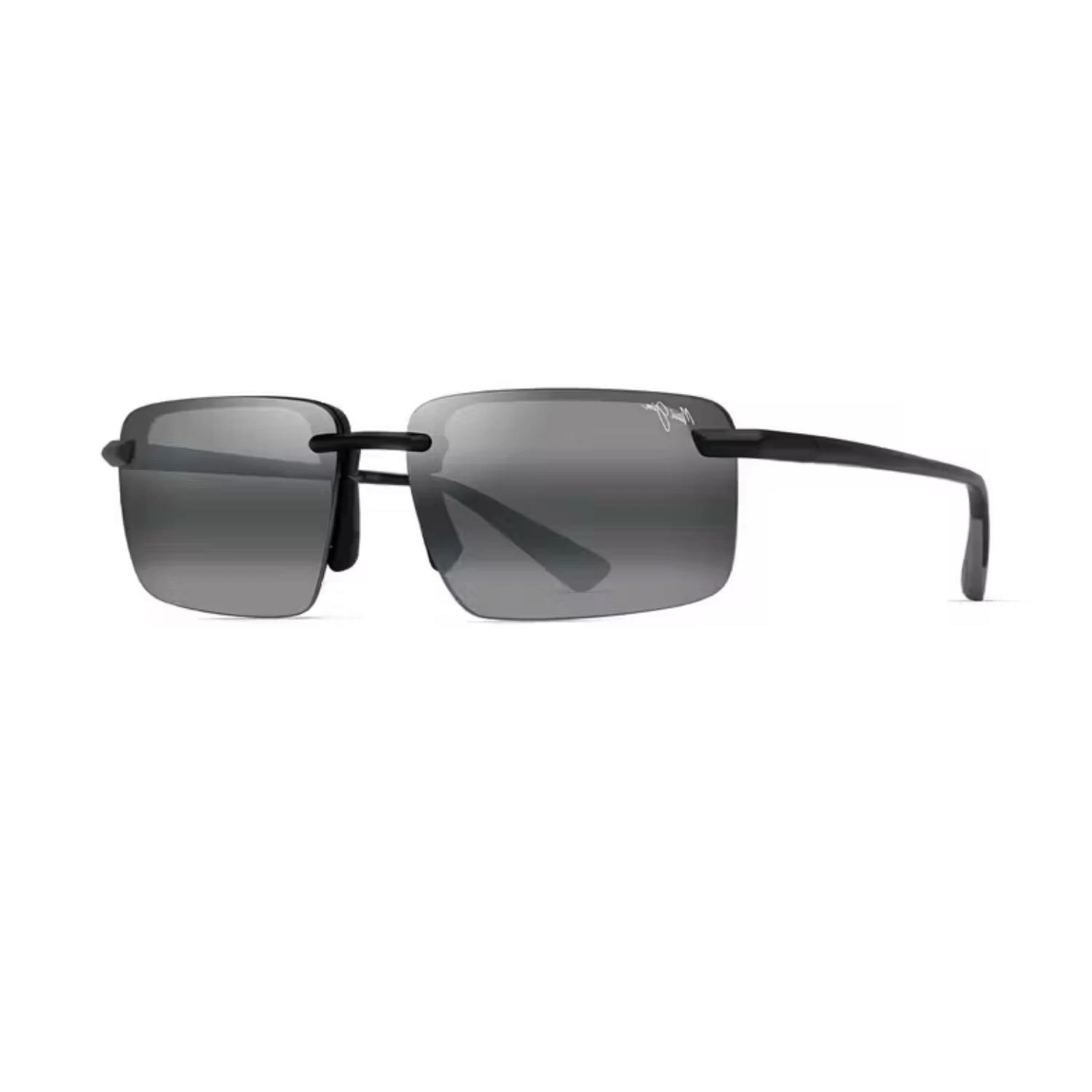 Maui Jim Mj 0626s 002 02 61 Polarize Unisex Dikdörtgen Siyah Kemik Güneş Gözlüğü