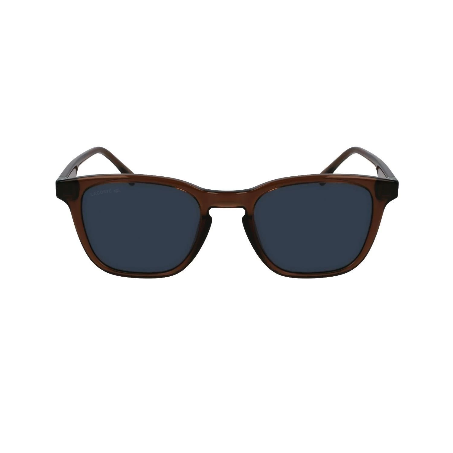 Lacoste L6040s 210 51 Unisex Oval Şeffaf Kahverengi Kemik Güneş Gözlüğü