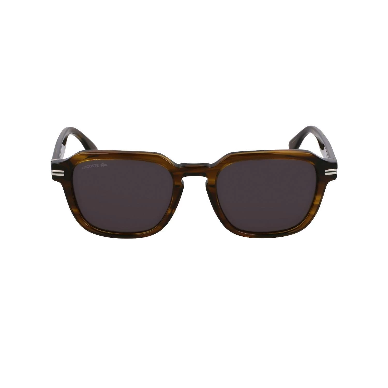 Lacoste L6046S 275 52 Erkek Kare Kırçıllı Kahverengi Kemik Güneş Gözlüğü