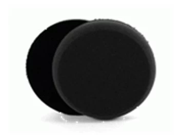 Orbital Ve Rotary Makina Son Kat Pasta Pedi - Dual Action Black Flat Finishing Pad 152mm