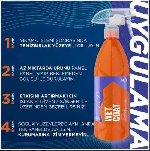 Gyeon Q2m Wet Coat Islak Kullanım Hızlı Boya Koruma 500ml