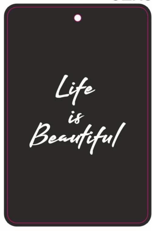 Temizlik Madeni Life Is Beautiful  Asma Koku 10'lu