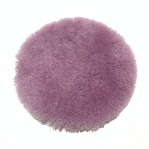 Lambswool Polishing Pad 160mm - Mor Yün Pasta Keçesi