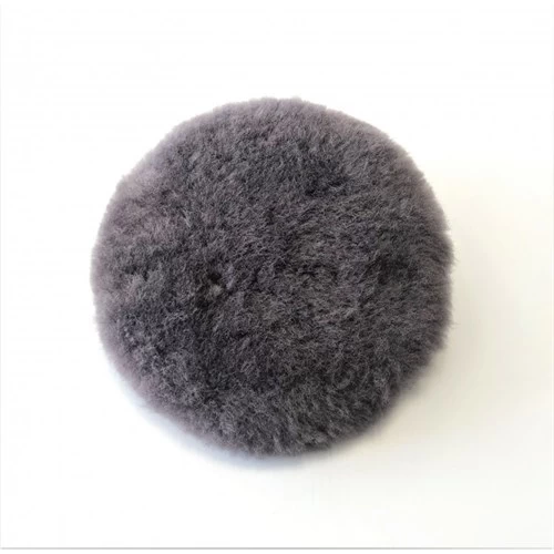 Lambswool Polishing Pad 160mm - Gri Yün Pasta Keçesi