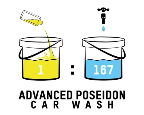 Valet Pro Advanced Poseidon Car Wash - Cilalı Parlatıcı Şampuan 5 Lt
