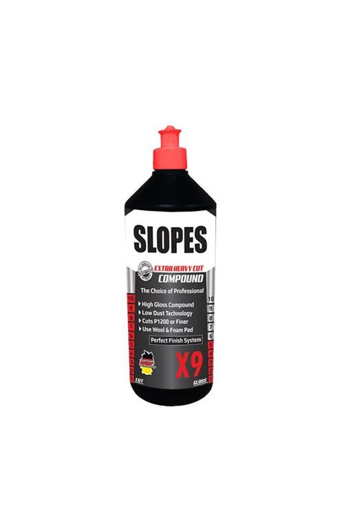 Slopes X9 Agresif Çizik Çıkarıcı Pasta 1 Lt