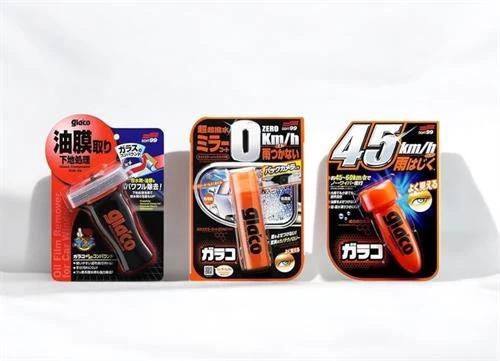 Glaco 3'lü Cam Temizleyici Ve Yağmur Kaydırıcı Seti