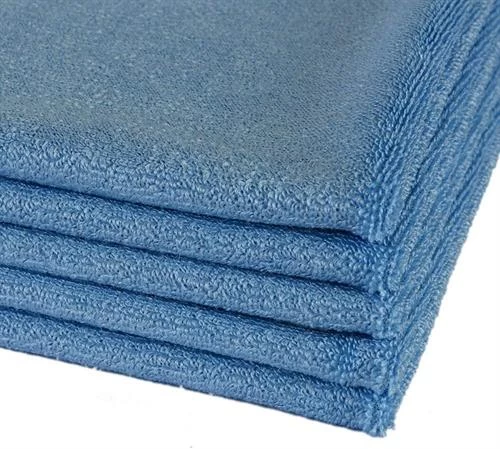 Simpak Mikrofiber Kadife Dokulu Oto Kurulama Bezi Mavi 50 X 70 Cm