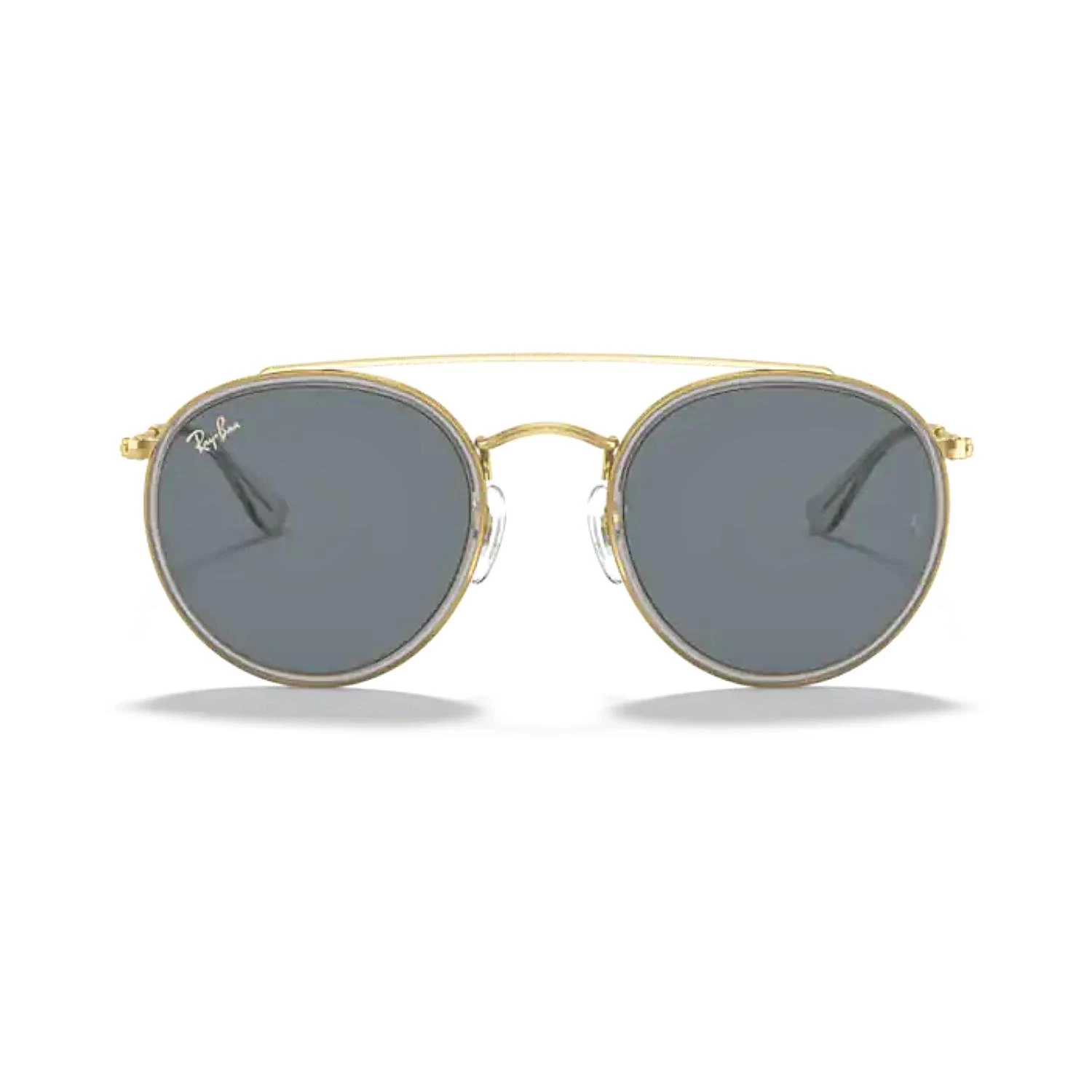 Ray-ban Rb 3647n 9210r5 51 Round Double Unisex Gold Metal Yuvarlak Güneş Gözlüğü
