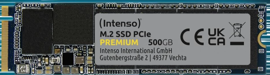 500gb Intenso 3835450 M.2 Nvme Gen3 2100/1700mb/s Ssd