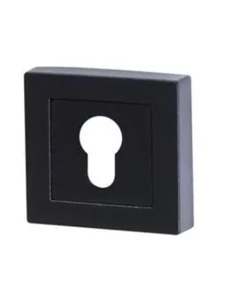 Alt Rozet Kare Siyah Yale