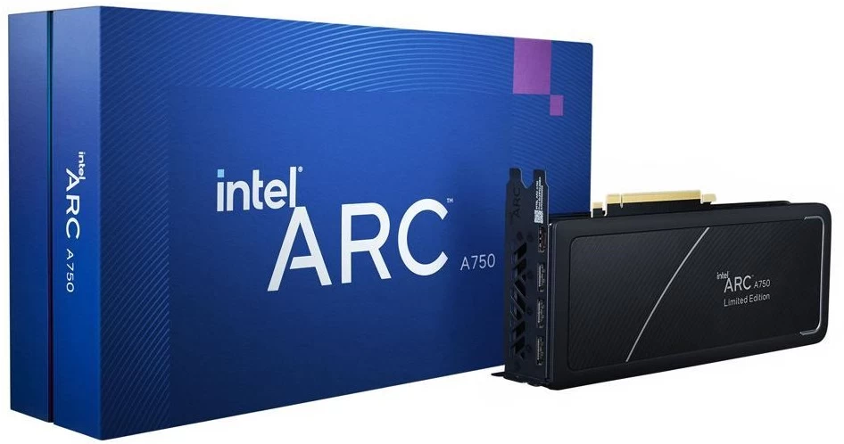 Intel Arc A750 21p02j00ba 8gb Gddr6 Hdmi Dp 256bİt