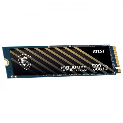 Msi Spatium M450 Nvme M.2 500gb 3600/2300mb/s Ssd