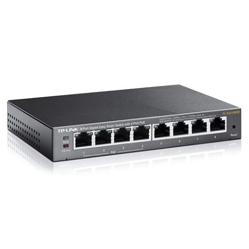 Tp-link Tl-sg108pe 8port 10/100/1000 YÖnetİlebİlİr Poe Switch
