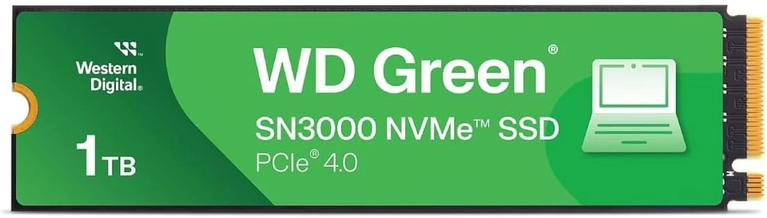 1tb Wd Green M.2 Nvme Sn3000 5000/4200mb/s Wds100t4g0e Gen4 Ssd