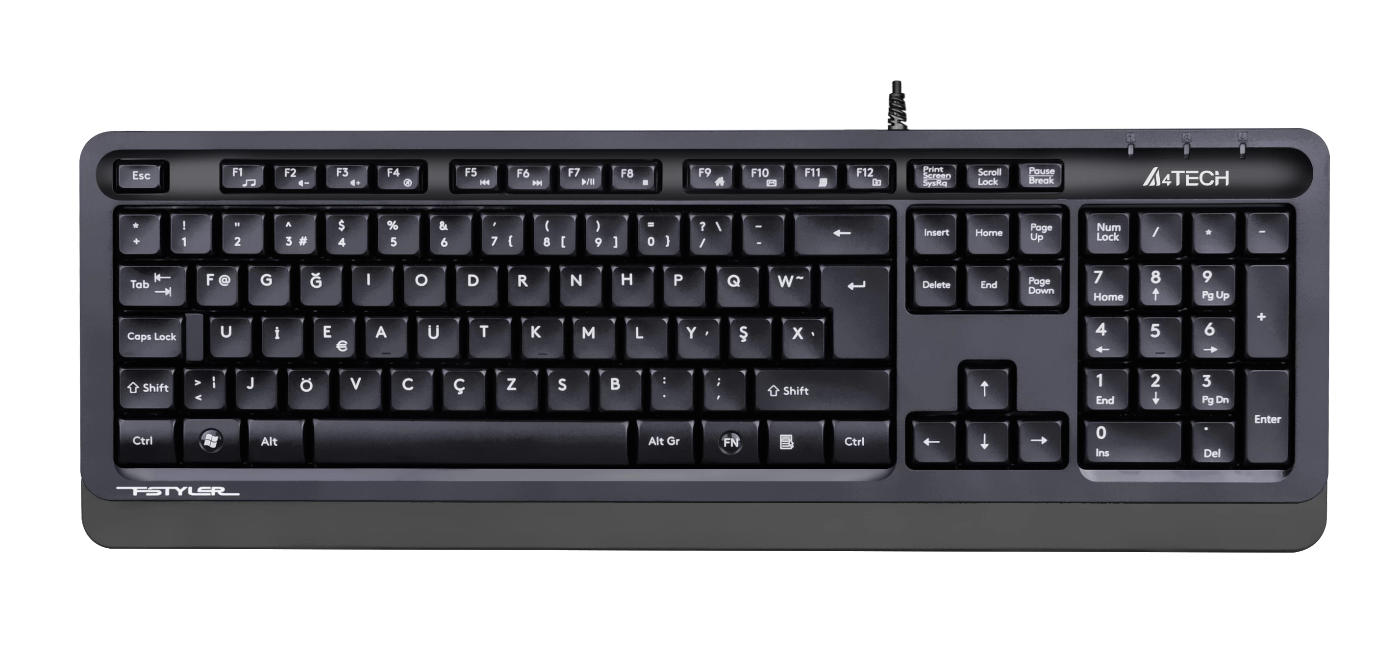 A4 Tech Fk10 Fn-multimedya F Klavye Usb Grİ