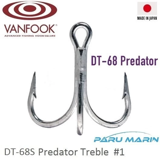 Vanfook 3lü İğne Silver Dt-68s  #1