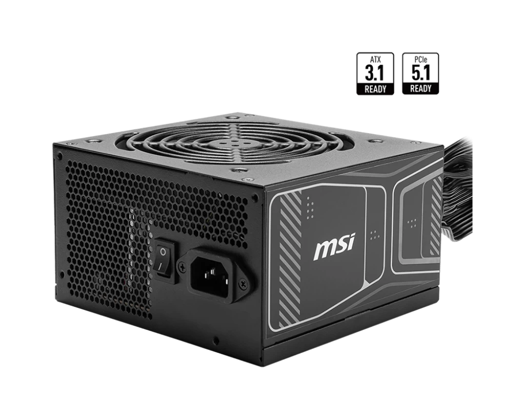 Msi Mag A750gn Pcie5 750w 80+ Gold Psu Nonmodular