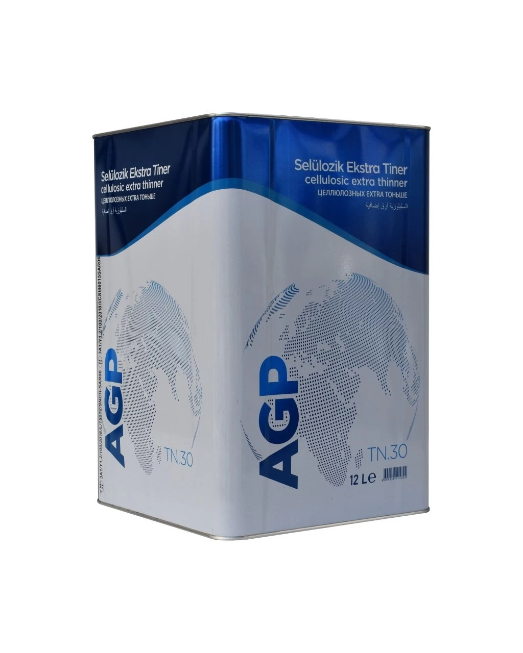 Polchem Tn30 A.G.P Selülozik Tiner 12 Lt