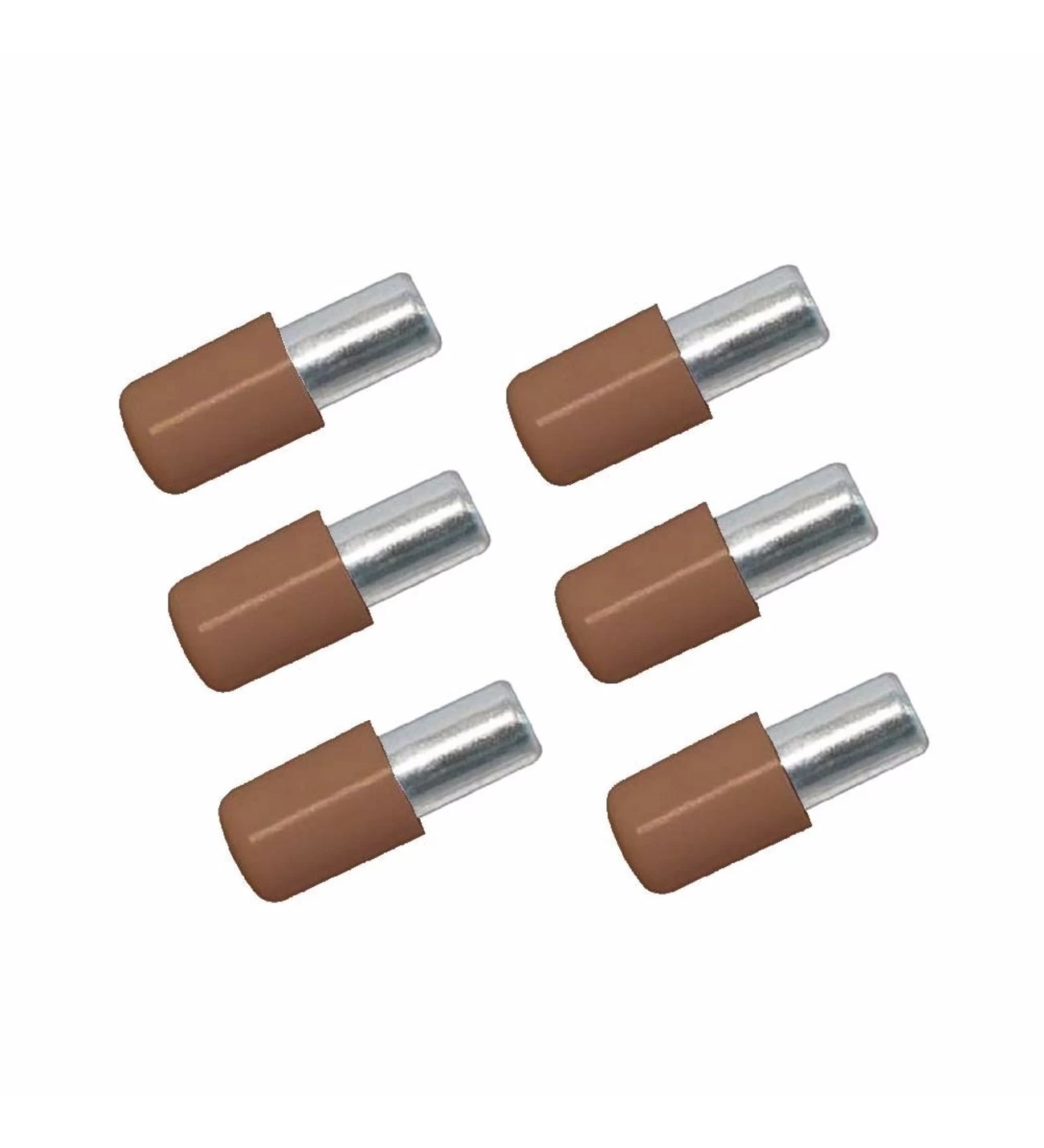 Plastik Metal Başli Raf Pimi Kahve (100 Adet)