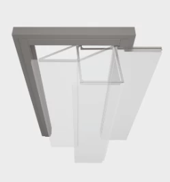 Albatur 122-0180-0900-0700 Domino Makas Sistemi 70 Cm Sağ (Katlanir Kapi Sistemi)