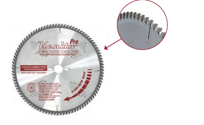 Ugr Daİre Testere (trapez) 300*30*3,2*2,2 Mm 96 DİŞ