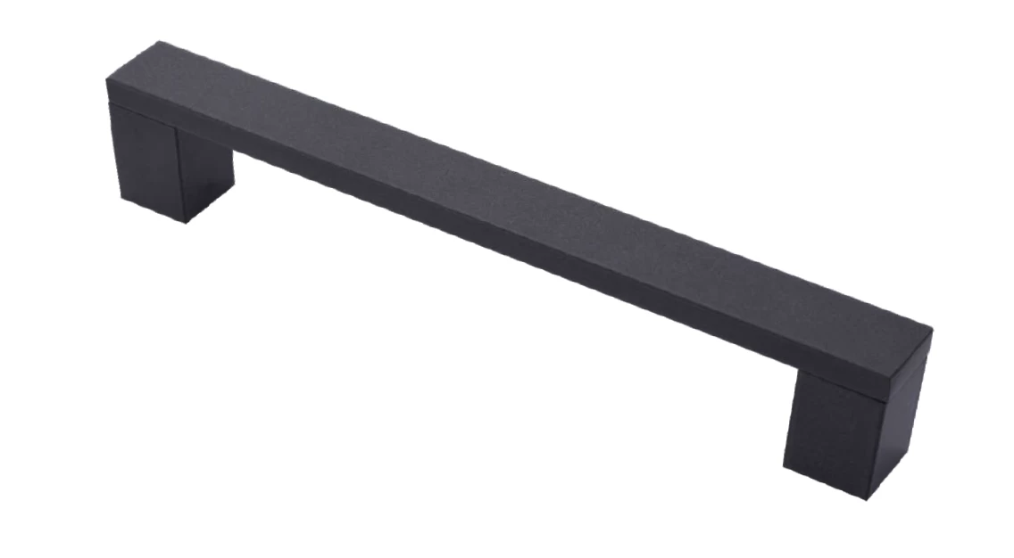 YÜksel 25 Cm İtalyan Kare Çekme Kol Sİyah