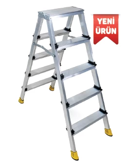 SeÇkİn Çİft ÇikiŞli AlÜmİnyum Merdİven 7+7