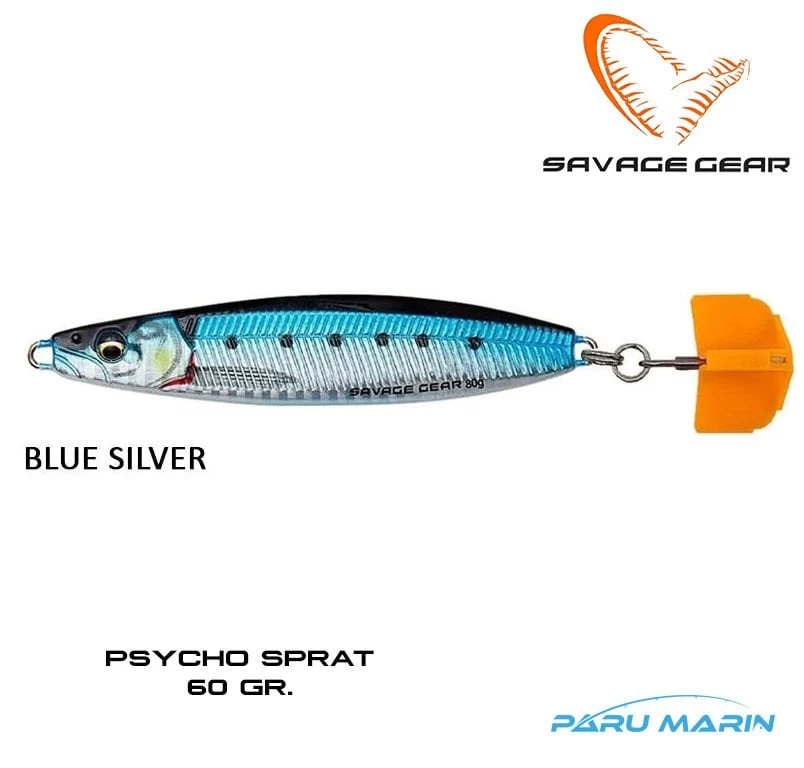 Savage Gear Psycho Sprat 60gr. Suni Yem Blue Silver