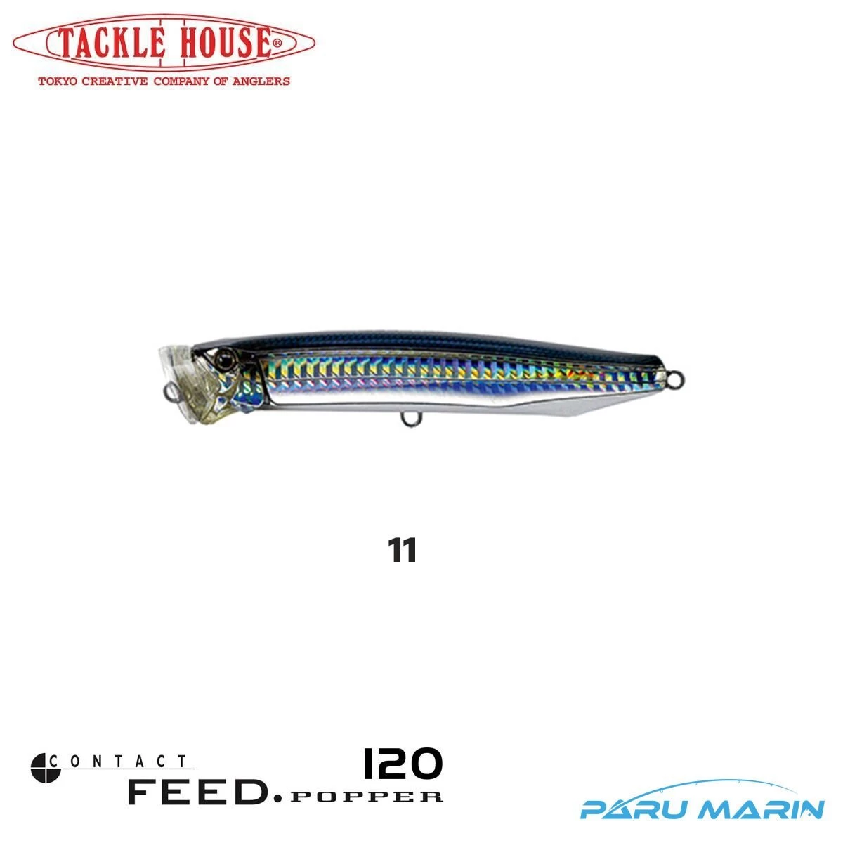 Tackle House Feed Popper 120 No: 11 Maket Balık