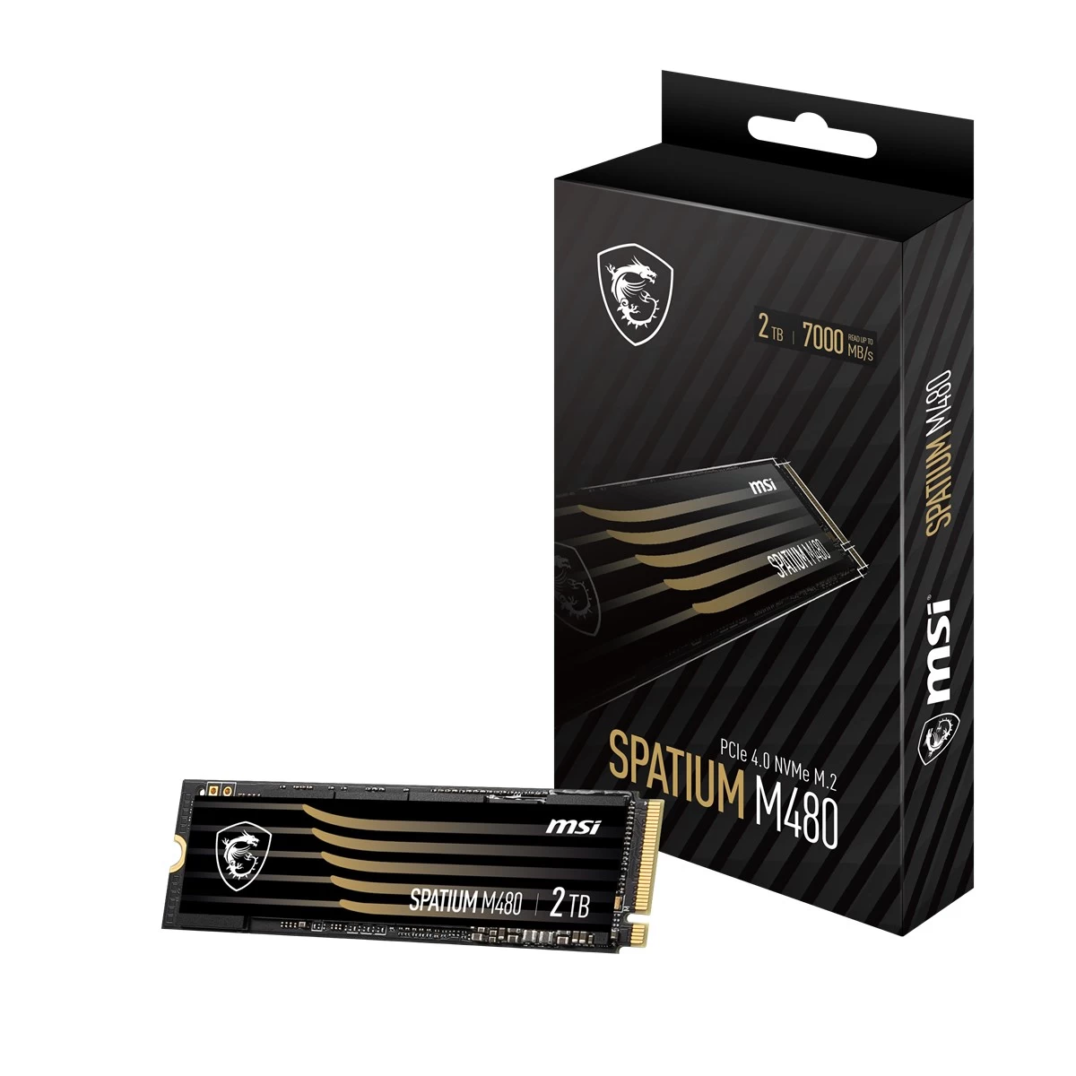 2tb Msi Spatium M480 Pro Nvme M.2 7400/7000mb/s