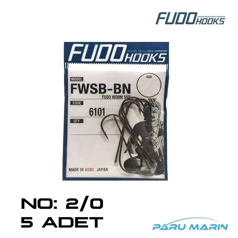 Fudo 6101 Worm-bn No:2/0 Olta İğnesi