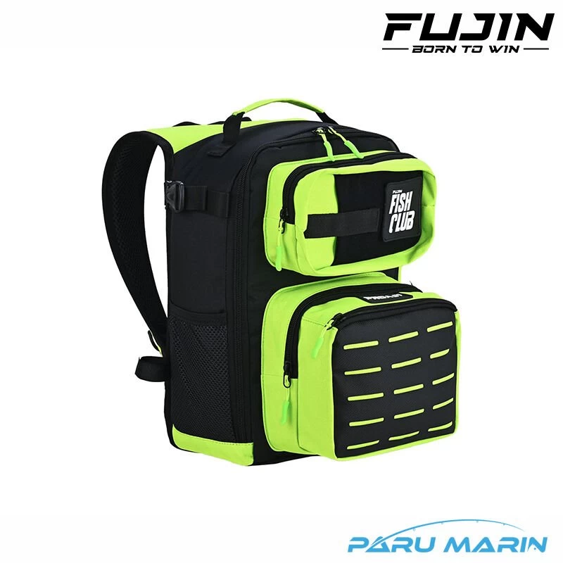 Fujin Proaji Back Pack Black Lime – Balıkçı Sırt Çantası