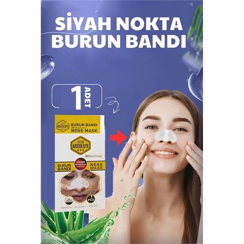 Absolute Burun Siyah Nokta Bandı 1 Adet 