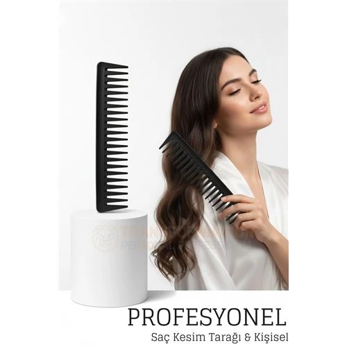 Kuaför Saç Kesim Tarağı - Profesyonel Berber Kesim Tarağı 