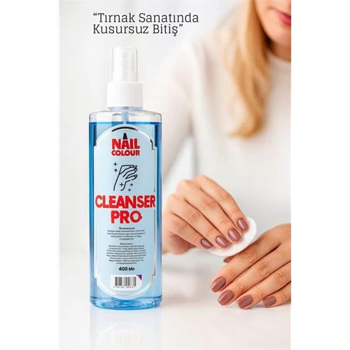 Profesyonel Tırnak Temizleyici – Jel & Akrilik İçin 400 Ml Spray Nail Cleanser 