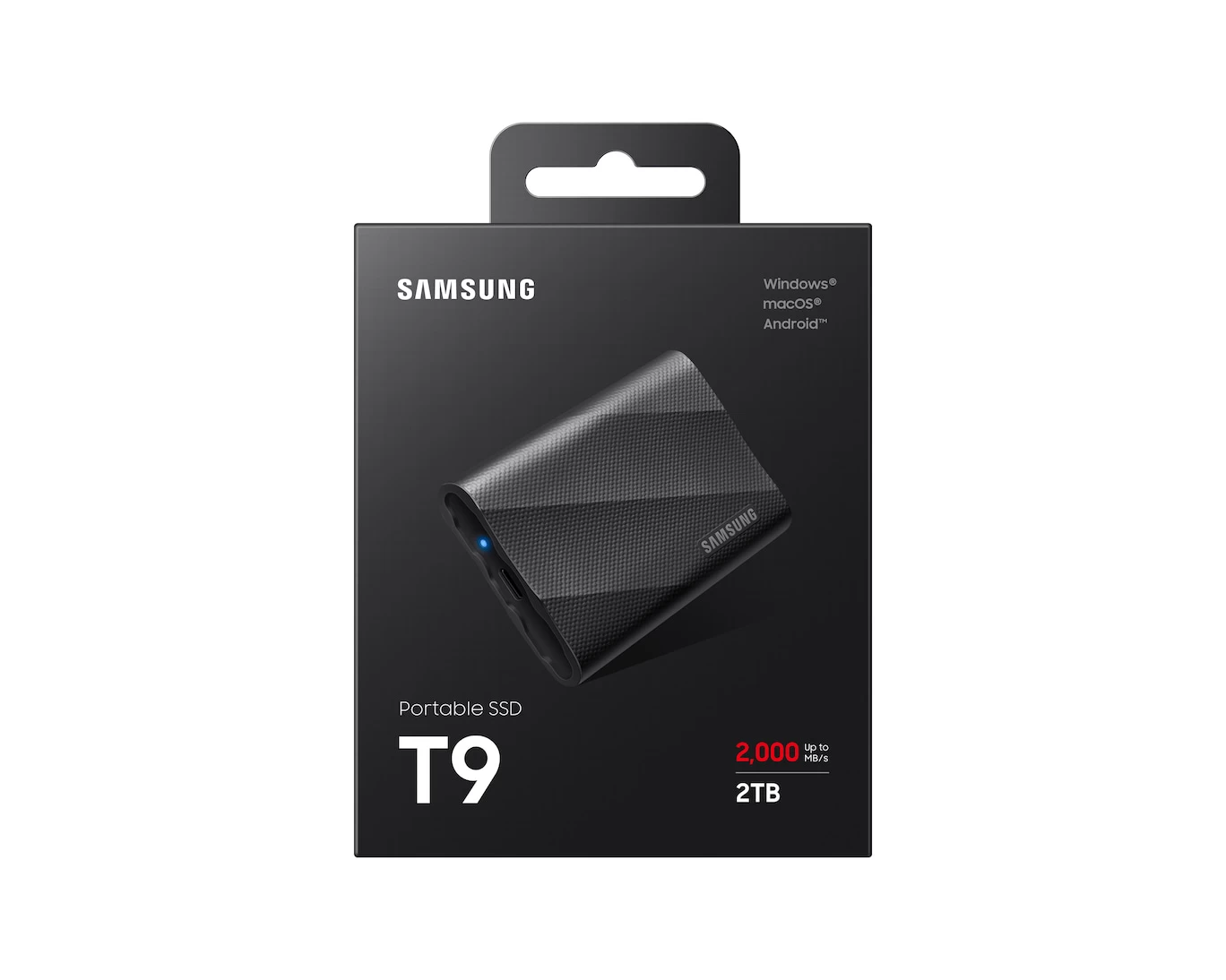 2tb Samsung 2000/1950mb/s Usb 3.2 Gen 2x2 TaŞinabİlİr T9 Mu-pg2t0b/ww