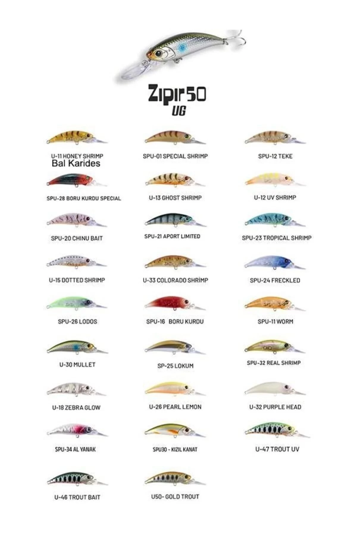 Hanfish Zıpır Ug-50  Uzun Gaga Spu-56 Isparoz