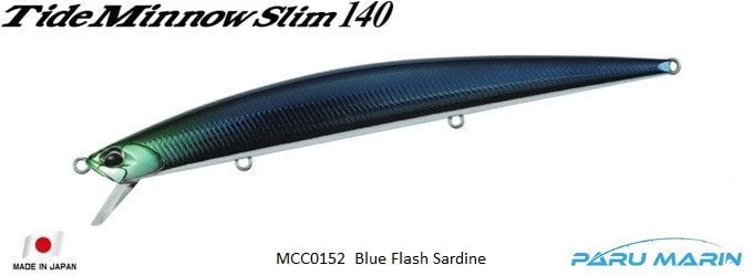 Duo Tide Minnow Slim 140 Mcc0152 / Blue Flash Sardine