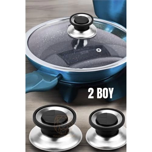 Modacar Tencere Tava Tepesi Tencere Tava Kapağı Tutucu 2 Boy