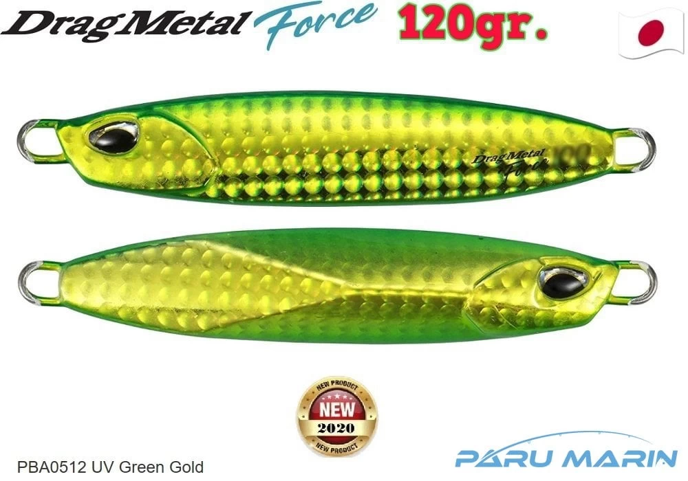 Duo Drag Metal Force Jig 120gr. Pba0512 Uv Green Gold