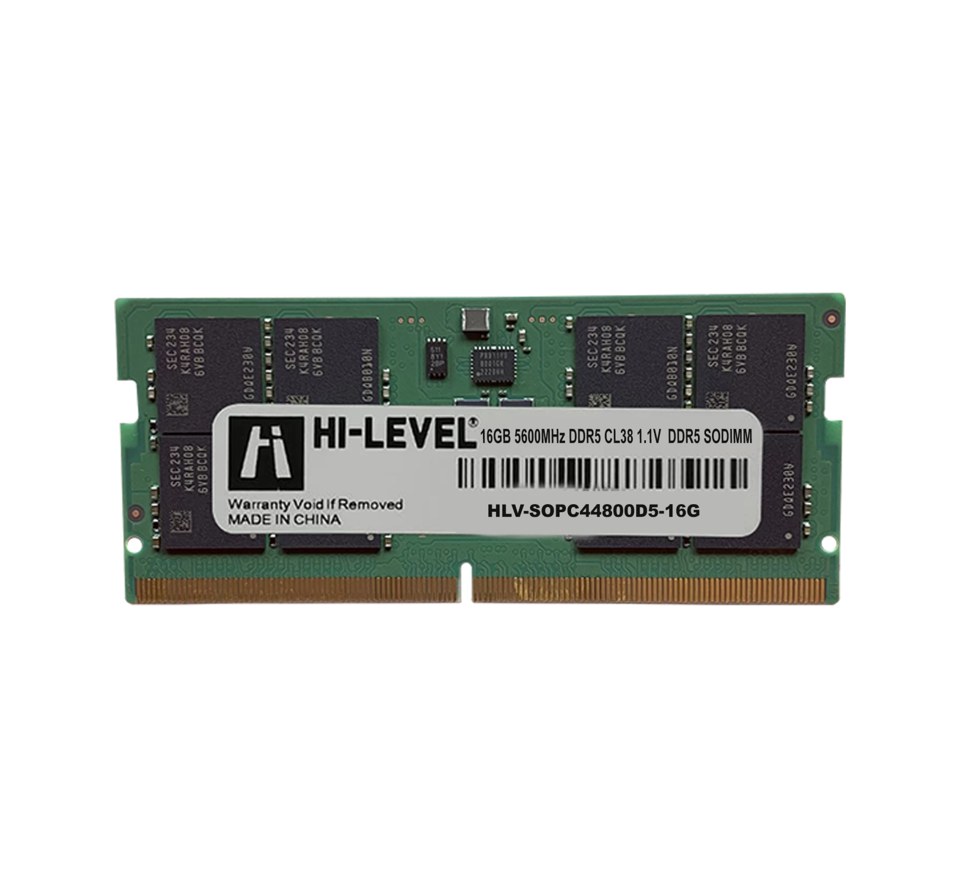 16gb Ddr5 5600mhz Sodimm 1.1 Hlv-sopc44800d5-16g