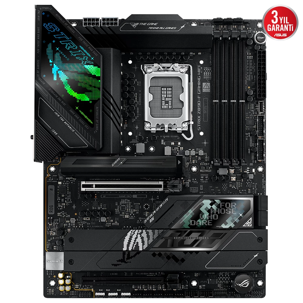 Asus Rog Strix Z890-f Gaming Wifi Ddr5 5xm2 Usb3.2 Rgb Lan Atx